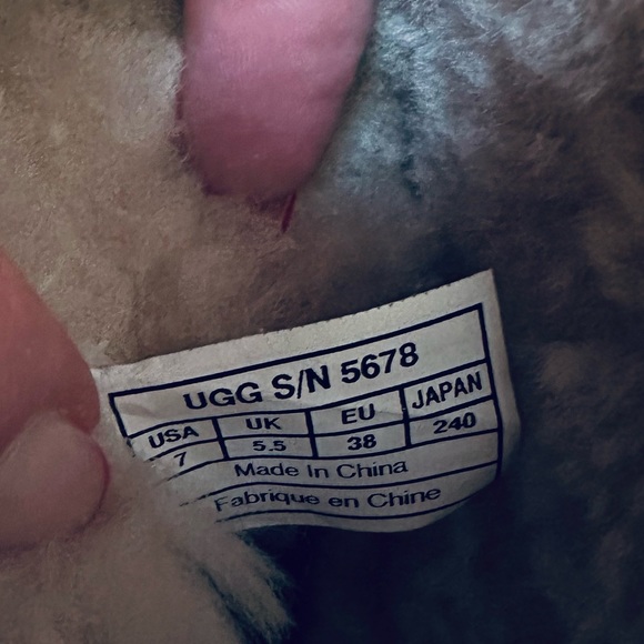 Rare leather Ugg motorcycle boots size 7 - Picture 8 of 10